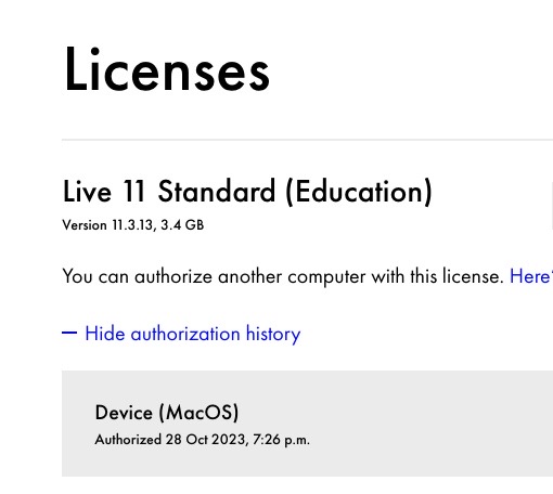 Ableton Live 11 Standard (Education)